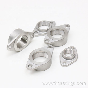 CNC machine investment casting stainless steel flanges